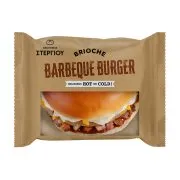 Burger Brioche με Σάλτσα Barbeque ΟΙΚΟΓΕΝΕΙΑ ΣΤΕΡΓΙΟΥ 220g