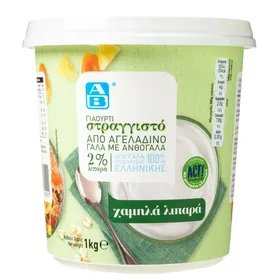 ΓΙΑΟΥΡΤΙ στραγγιστό 2% λιπαρά