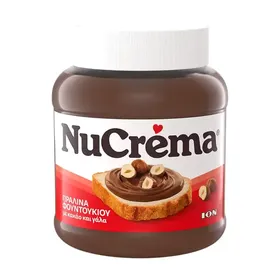 NuCrema Πραλίνα Φουντουκιού Με Κακάο & Γάλα 380γρ.
