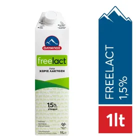 ΓΑΛΑ ΧΩΡΙΣ ΛΑΚΤΟΖΗ FREELACT ΑΓΕΛΑΔΟΣ 1,5% 1 lt TGA