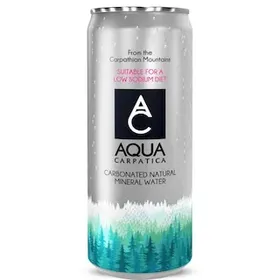 AQUA CARPATICA Ανθρακούχο Νερό Φυσικό Μεταλλικό 330ml