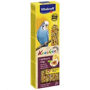 Vitakraft Kracker Duo Με Βερίκοκο Σύκο Για Παπαγαλάκια 2 τεμ.