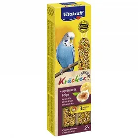Vitakraft Kracker Duo Με Βερίκοκο Σύκο Για Παπαγαλάκια 2 τεμ.