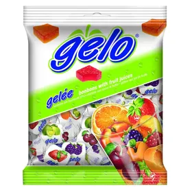 GELO Καραμέλες Ζελέ με Διάφορους Χυμούς Φρούτων 300gr