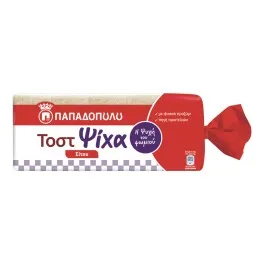 Παπαδοπούλου Τοστ Ψίχα Σίτου 450gr
