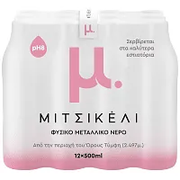 Mitsikeli Φυσικό Μεταλλικό Νερό 12x500ml
