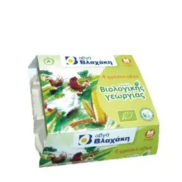 Βλαχάκη Βιολογικά Αυγά 53-63gr 4 Τεμ