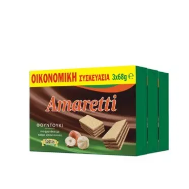 AMARETTI ΓΚΟΦΡΕΤΑ ΦΟΥΝΤ.3Χ68γρ