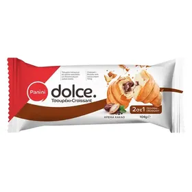 Panini Dolce Κρουασάν Τσουρέκι Με Γέμιση Κρέμα Κακάο 2σε1 104γρ.