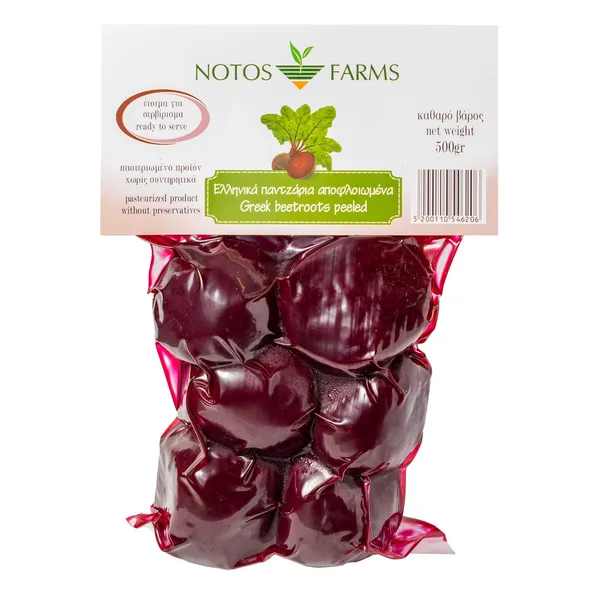 NOTOS FARMS παντζάρια αποφλοιωμένα μπουκιές 300γρ.