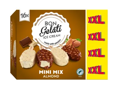 Παγωτό ξυλάκι Mini Mix με αμύγδαλο XXL