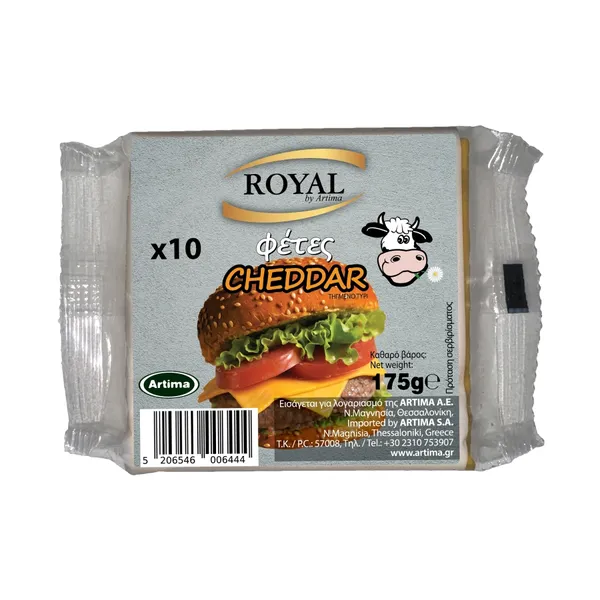 φέτες με gouda / cheddar τηγμένο τυρί