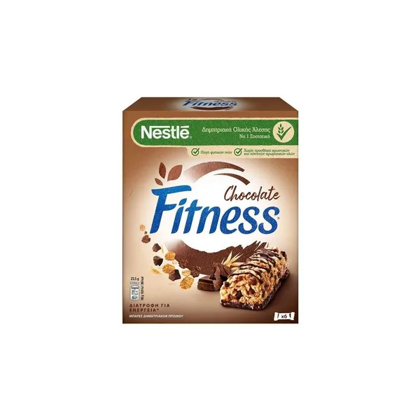 FITNESS μπάρες δημητριακών 23,5γρ 6τεμ (chocolate / red berries)
