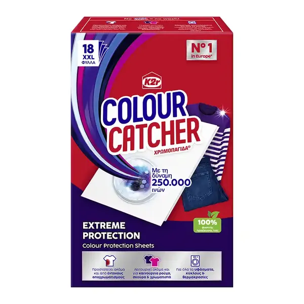 K2R Colour Catcher Χρωμοπαγίδα Extra Protect 18τεμ