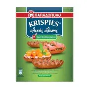 ΠΑΠΑΔΟΠΟΥΛΟΥ Krispies Παξιμάδια Ολικής Άλεσης Vegan Χωρίς προσθήκη ζάχαρης 200g