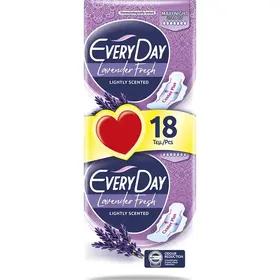 EVERYDAY Lavender Fresh Σερβιέτες Ultra Plus Maxi Night 18τεμ