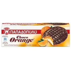 ΠΑΠΑΔΟΠΟΥΛΟΥ Μπισκότα Μαρμελάδα Πορτοκάλι Σοκολάτα 150gr