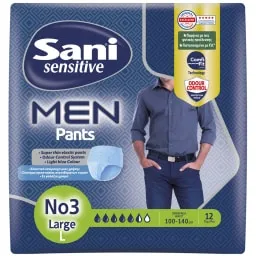 SANI Εσώρουχα Ακράτειας Μen Sensitive Pants No3 Large 12..
