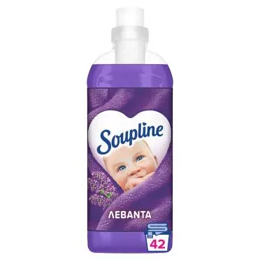 Soupline Λεβάντα Συμπυκνωμένο Υγρό Μαλακτικό Ρούχων 900ml (42 μεζούρες)