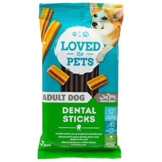 LOVED BY PETS Σνακ Σκύλων Dental Sticks Μικρά Σκυλιά 110g