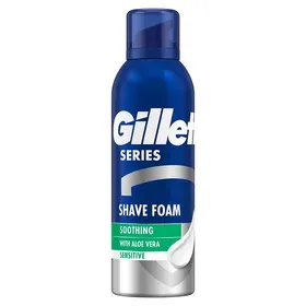 Gillette Series Αφρός Ξυρίσματος Soothing Sensitive 200ml.