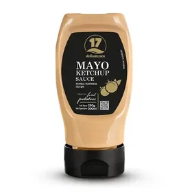 17 Delicatessen Mayo Ketchup Sauce Top Down 300ml.