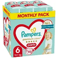 Pampers Premium Pants No 6 93 τεμ.