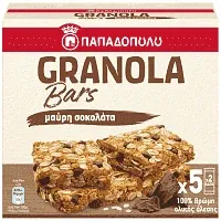 Παπαδοπούλου Granola Bars Σοκολάτα 5τεμ 210gr