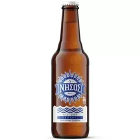 ΝΗΣΟΣ All Day Μπίρα Lager Βιολογική Χωρίς γλουτένη Vegan 330ml