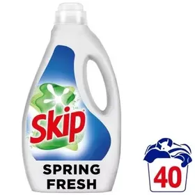 Υγρό απορρυπαντικό πλυντηρίου ρούχων Spring Fresh Skip 40μεζ