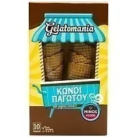 Gelatomania Κώνοι Παγωτού 9Τεμάχια
