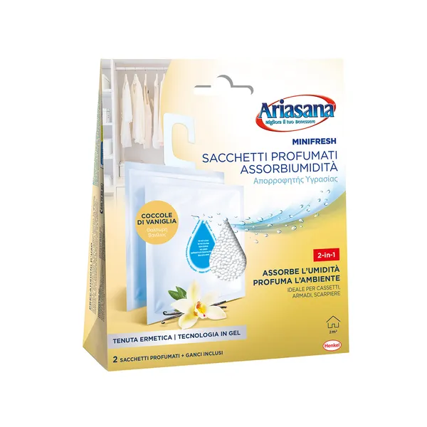 Συλλέκτης υγρασίας ARIASANA minifresh vaniglia comfort 100γρ.