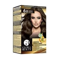 GLOW & BEAUTY Βαφή Μαλλιών Νο6 Ξανθό Σκούρο 50ml