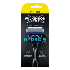 Wilkinson Hydro Ξυριστική Μηχανή 5Λεπίδων Λαβή +2 Ανταλλακτικές Κεφαλές