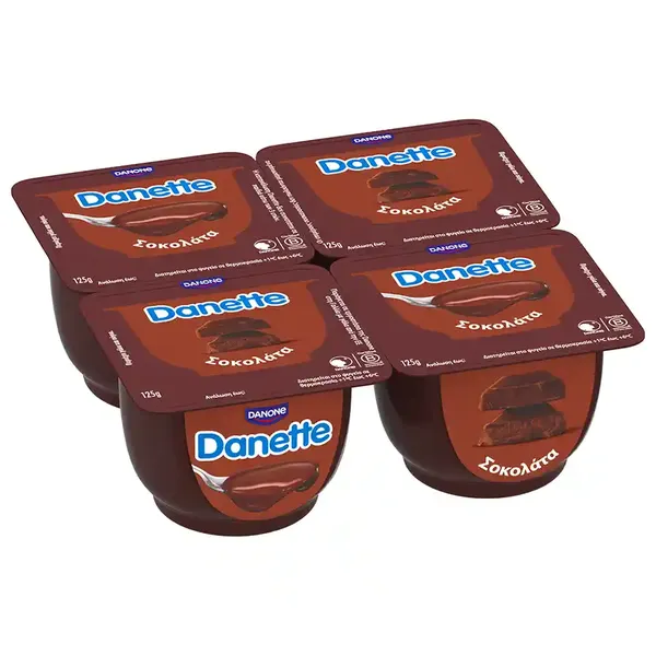 Danette Επιδόρπιο Σοκολάτας 4x125γρ.