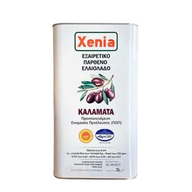Xenia Ελαιόλαδο Εξαιρετικό Παρθένο ΠΟΠ Καλαμάτας 3lt.