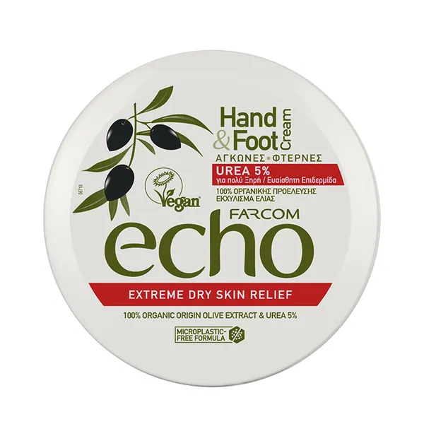 Farcom Echo Urea 5% Kρέμα Χεριών Επανορθωτική 200ml.