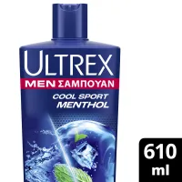 Αντιπιτυριδικό Σαμπουάν Deep Clean Μενθόλη Ultrex 610ml