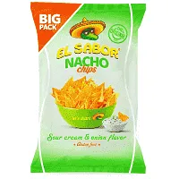 El Sabor Nacho Chips Sour Cream & Onion 180gr