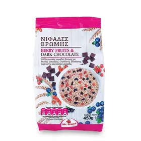 MrGrand Νιφάδες Βρώμης Berry Fruits & Dark Chocolate 450γρ.
