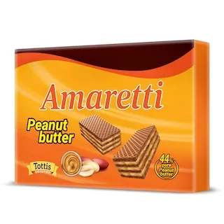 AMARETTI Γκοφρέτα Peanut Butter 68g