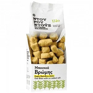 Ντουρουντούς Μπουκιά Βρώμης Χωρίς Αλάτι Bio 330gr