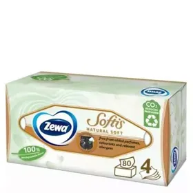 ZEWA SOFTIS NATURALSOFT ΕΠΙΤ.ΧΑΡΤ/ΛΑ, 12Χ80Φ, 4PLY