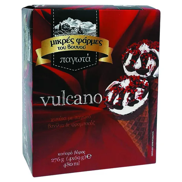 παγωτό πύραυλοι vulcano 4τεμ.
