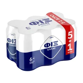 Μπύρα 6x330ml (5+1δώρο)