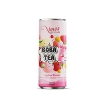 MEREL Ice Tea Boba Lychee 320ml