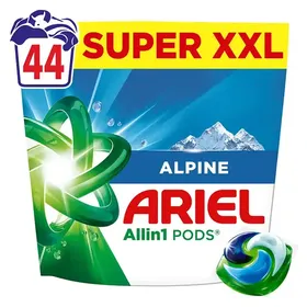 Ariel All In 1 Pods Απορρυπαντικό Πλυντηρίου Ρούχων Alpine 44τεμ.