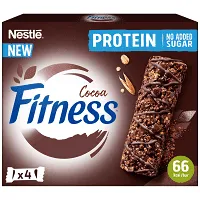 Nestle Fitness Μπάρες Cocoa Protein 4τεμ 20gr