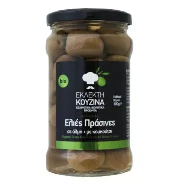 Ελιές Πράσινες σε Άλμη 300g Εκλεκτή Κουζίνα Bio