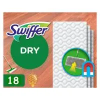 Swiffer Στεγνά Πανάκια Καθαρισμού Για Ξύλο & Παρκέ Ανταλλακτικά 18τεμ.